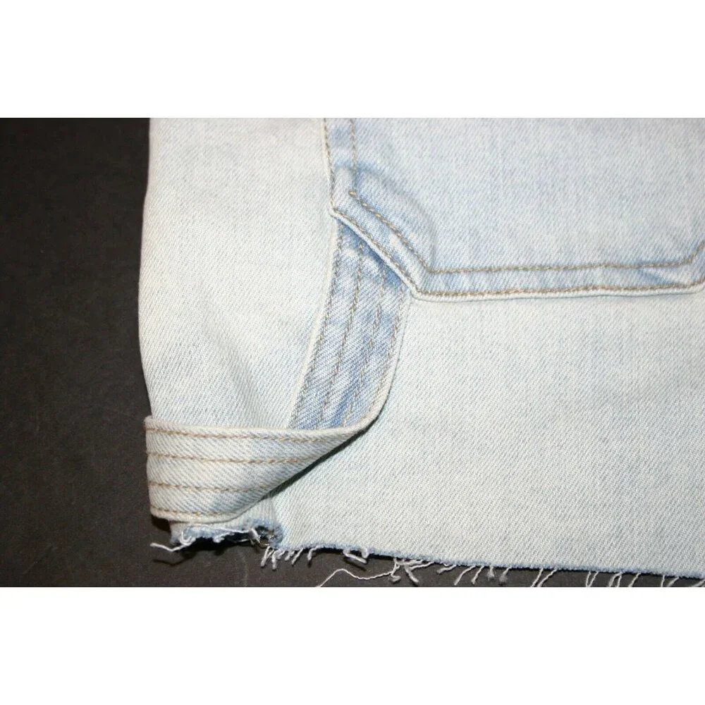 Wild Fable jean shorts womens 0 highest rise cut off denim blue new